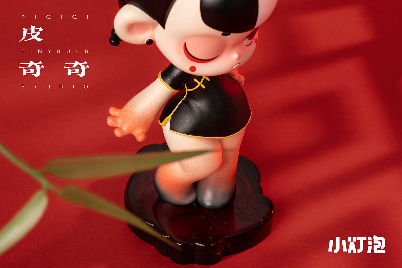 皮奇奇 熊猫女侠 潮玩盲盒 手办拍摄