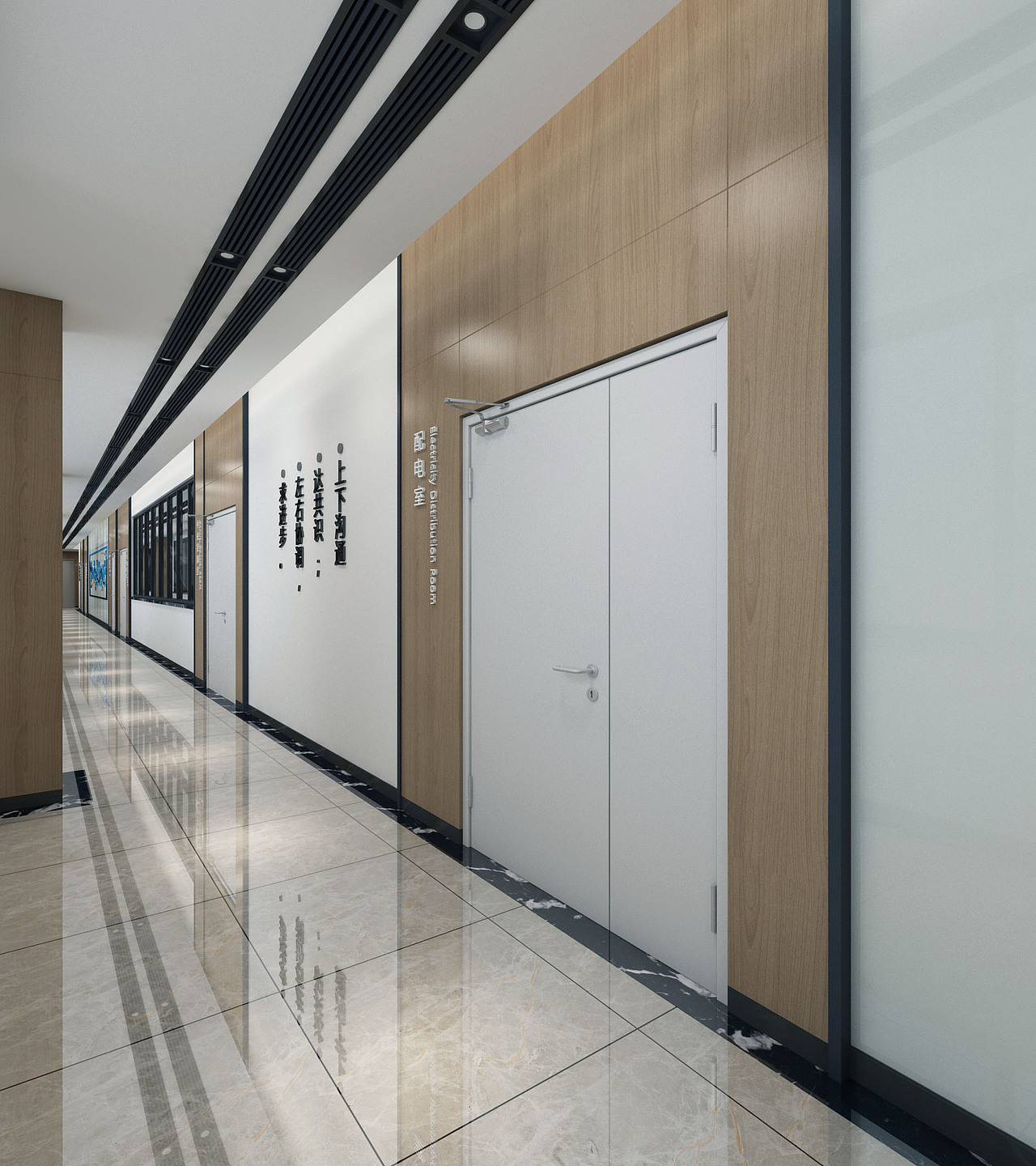 办公走廊方案二