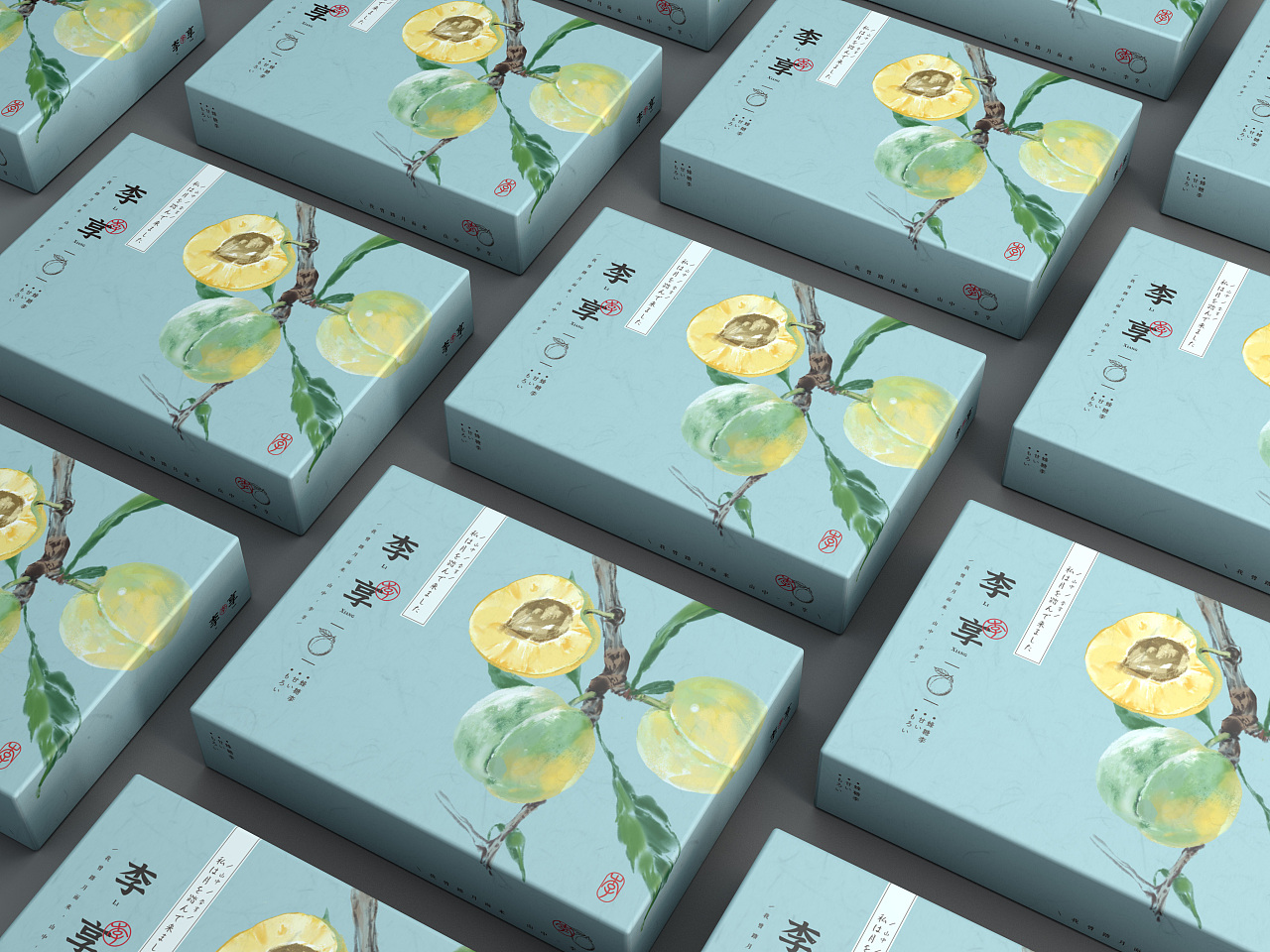 原创:手绘水果(李子)包装设计