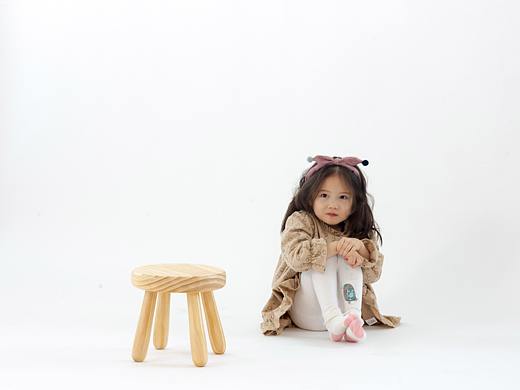 松木白蜡木小凳