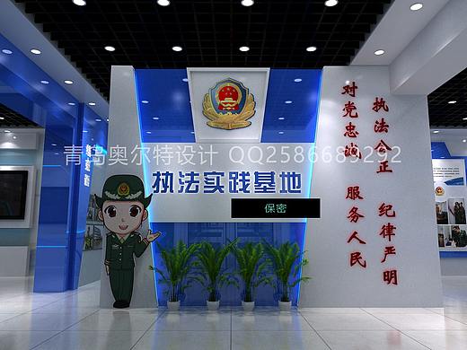 党建展厅武警展厅公安展厅