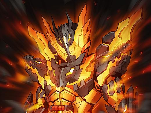 假面骑士 岩浆龙（个人主页-ZMzMzMjg0NzY=） - 创作习作 - 站酷设计师洋葱星人原创素材 - 站酷ZCOOL