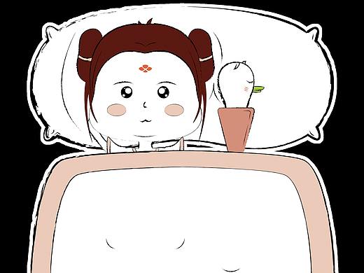 小女孩与瓶瓶鸭的日常【表情包】（个人主页-ZNTc5OTYzMDg=） - IP形象 - 站酷设计师小石灰与小石子原创素材 - 站酷ZCOOL