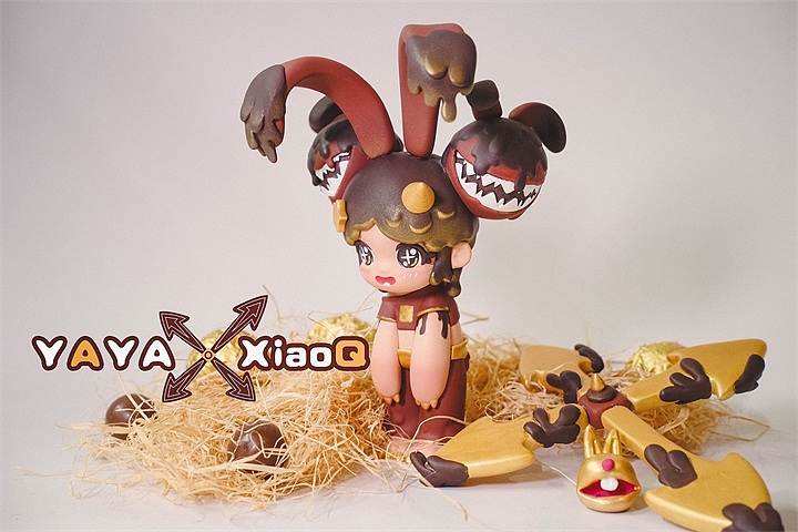 饕餮少女复活节涂装大赛合集（图ZMjc1NTUyMjIw） - 玩具 - 站酷设计师萌达布MoeDouble原创素材 - 站酷ZCOOL