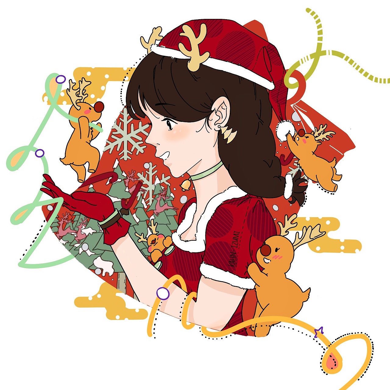 【驯鹿少女】圣诞快乐