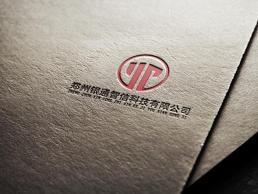 郑州银通智信科技公司logo 设计