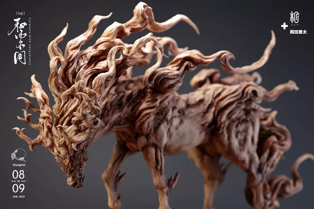 末匠丨 冈田恵太「麒麟」&「麒麟」胸像|手工艺|手办/模玩|末那工作室