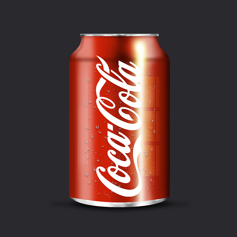 可口可乐罐装练习|平面|图案|kowu_原创作品-站酷(zcool)