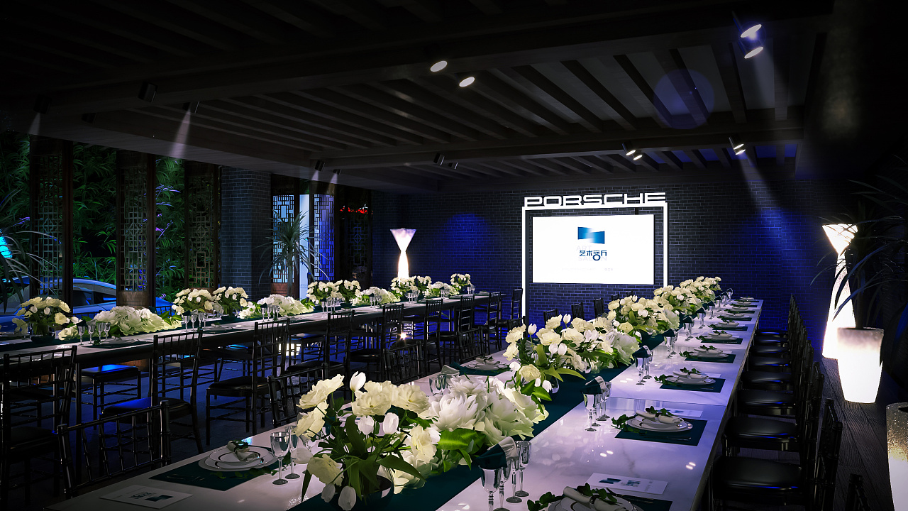 保时捷艺术沙龙成都|空间|展陈设计|jeson1900 - 原创作品 - 站酷