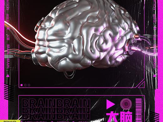 以金属化器脏为主题做的系列动态海报