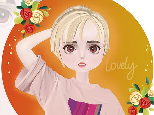 人物插画（个人主页-ZNDYwNzc1NzI=） - 创作习作 - 站酷设计师番茄炒BUBU蛋原创素材 - 站酷ZCOOL