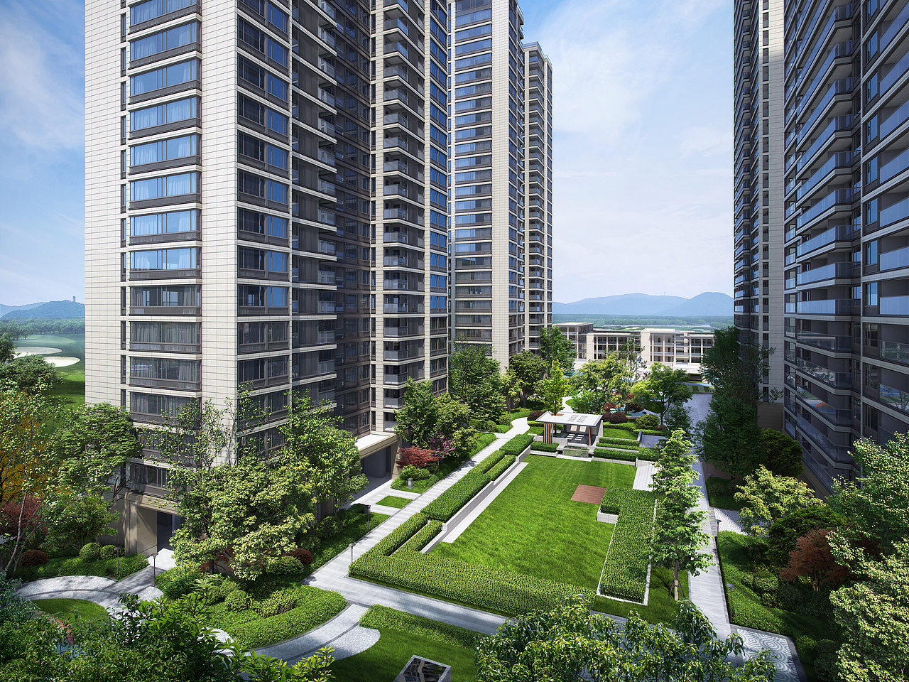 【2020】建筑景观效果图合集（图ZMjM4NzM5NTI4） - 建筑设计 - 站酷设计师九三丶原创素材 - 站酷ZCOOL