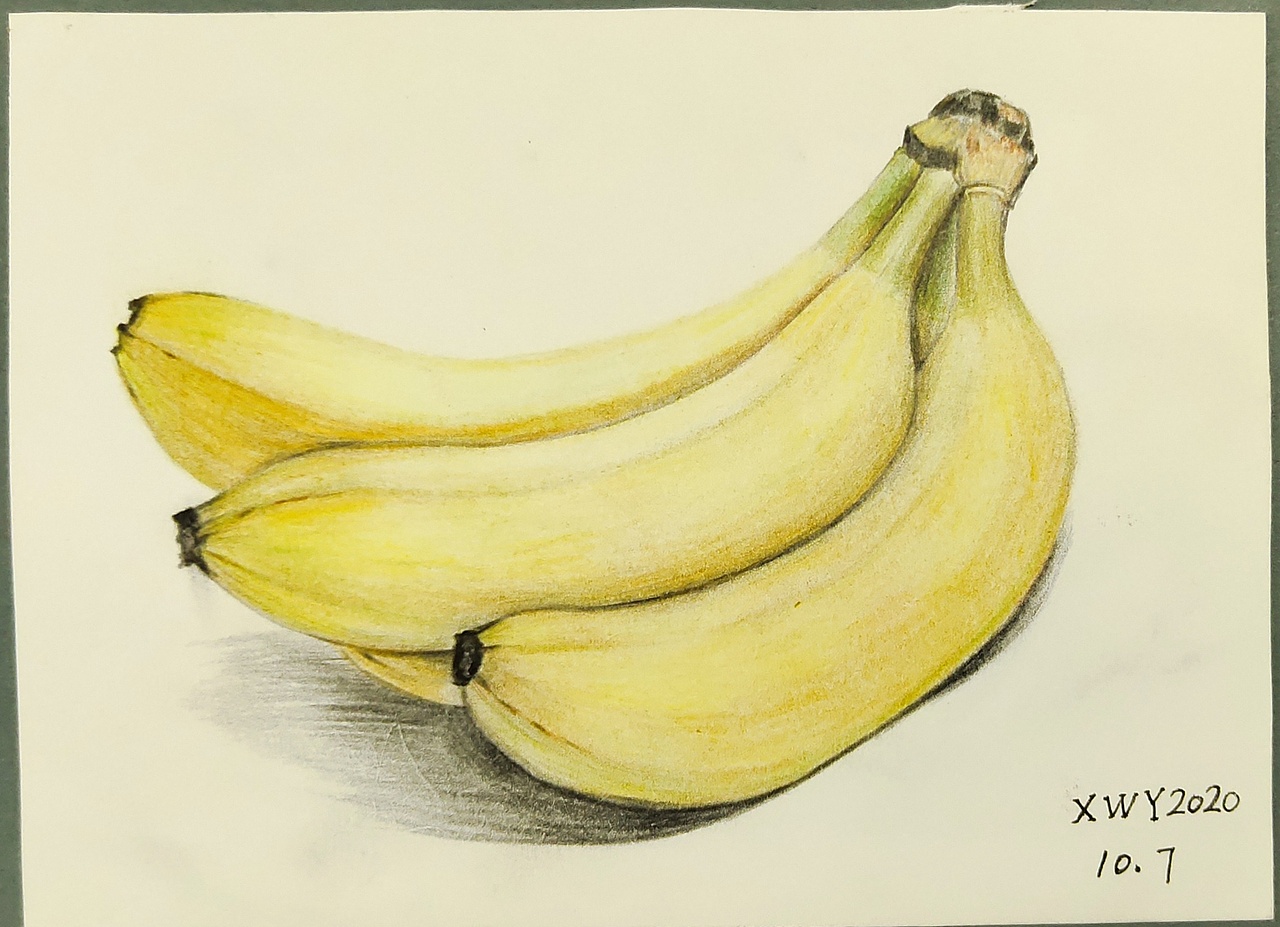 彩铅香蕉