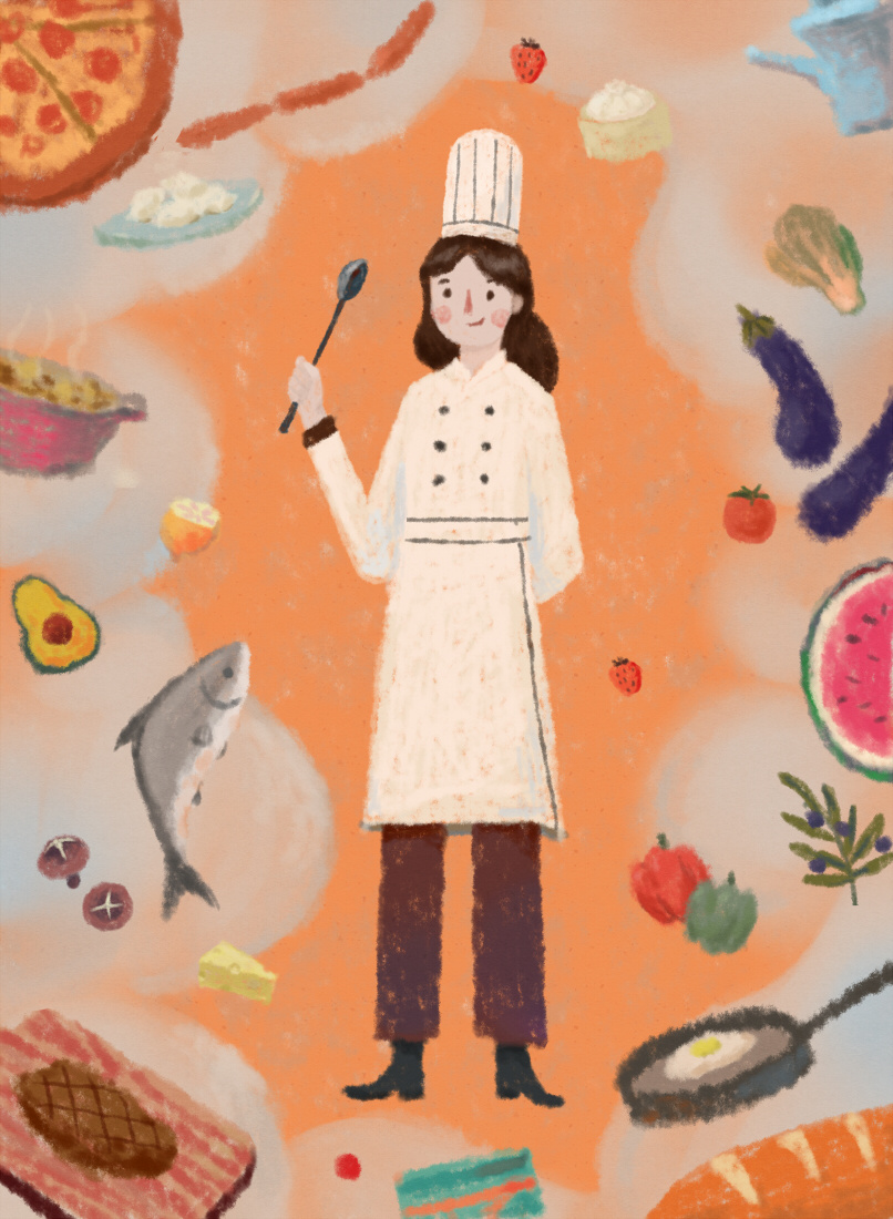 每个孩子眼中妈妈都是最棒的大厨