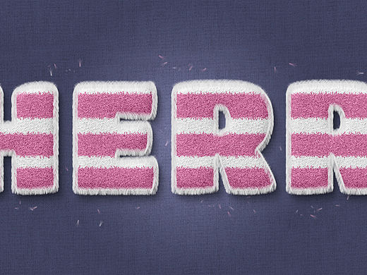 毛茸茸字体-临摹