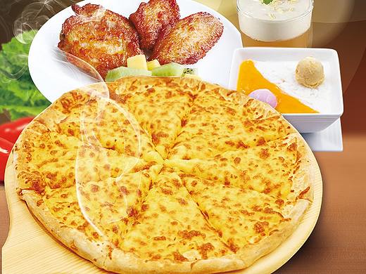 美食披萨宣传单海报图片