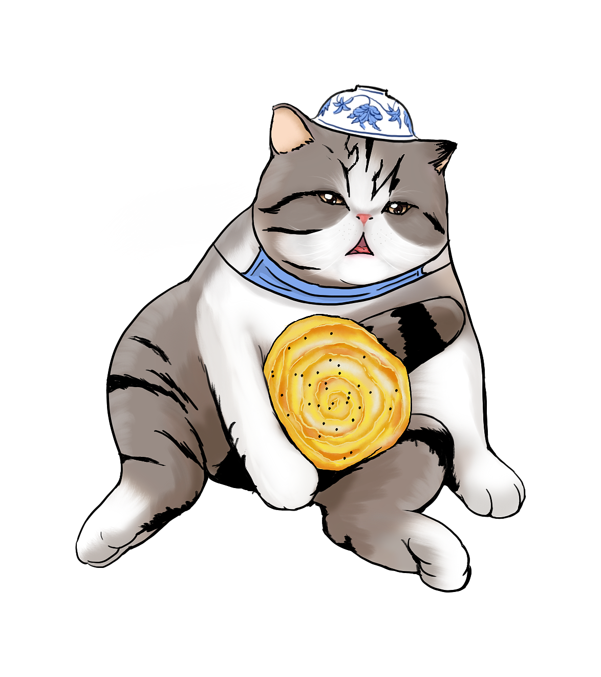 貓咪插畫(huà)（圖ZMjM2OTY1ODEy） - 商業(yè)插畫(huà) - 站酷設(shè)計(jì)師醬油好喲原創(chuàng)素材 - 站酷ZCOOL