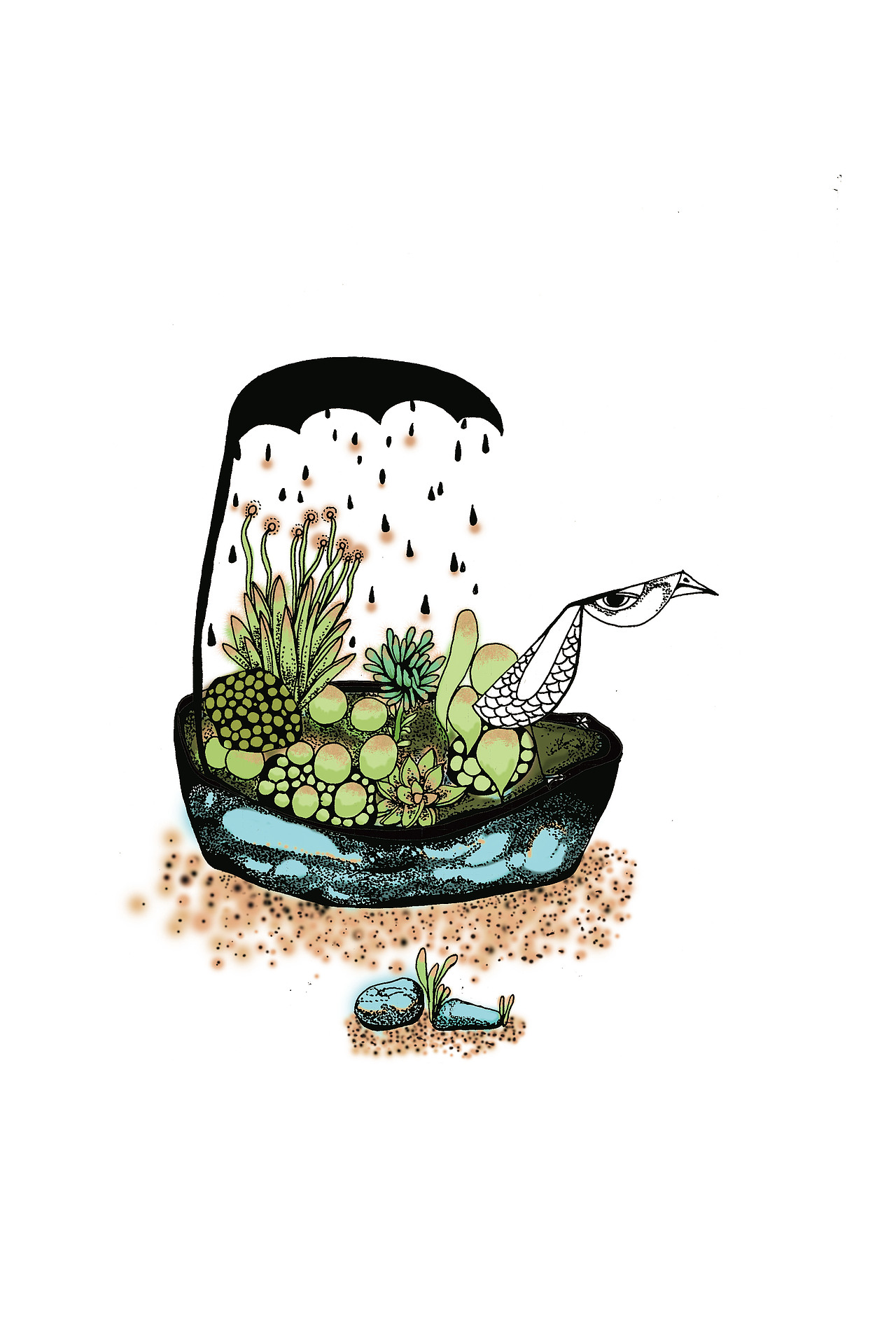 飞鸟（图ZMTcwOTM3ODg=） - 艺术插画 - 站酷设计师niufang5100095原创素材 - 站酷ZCOOL