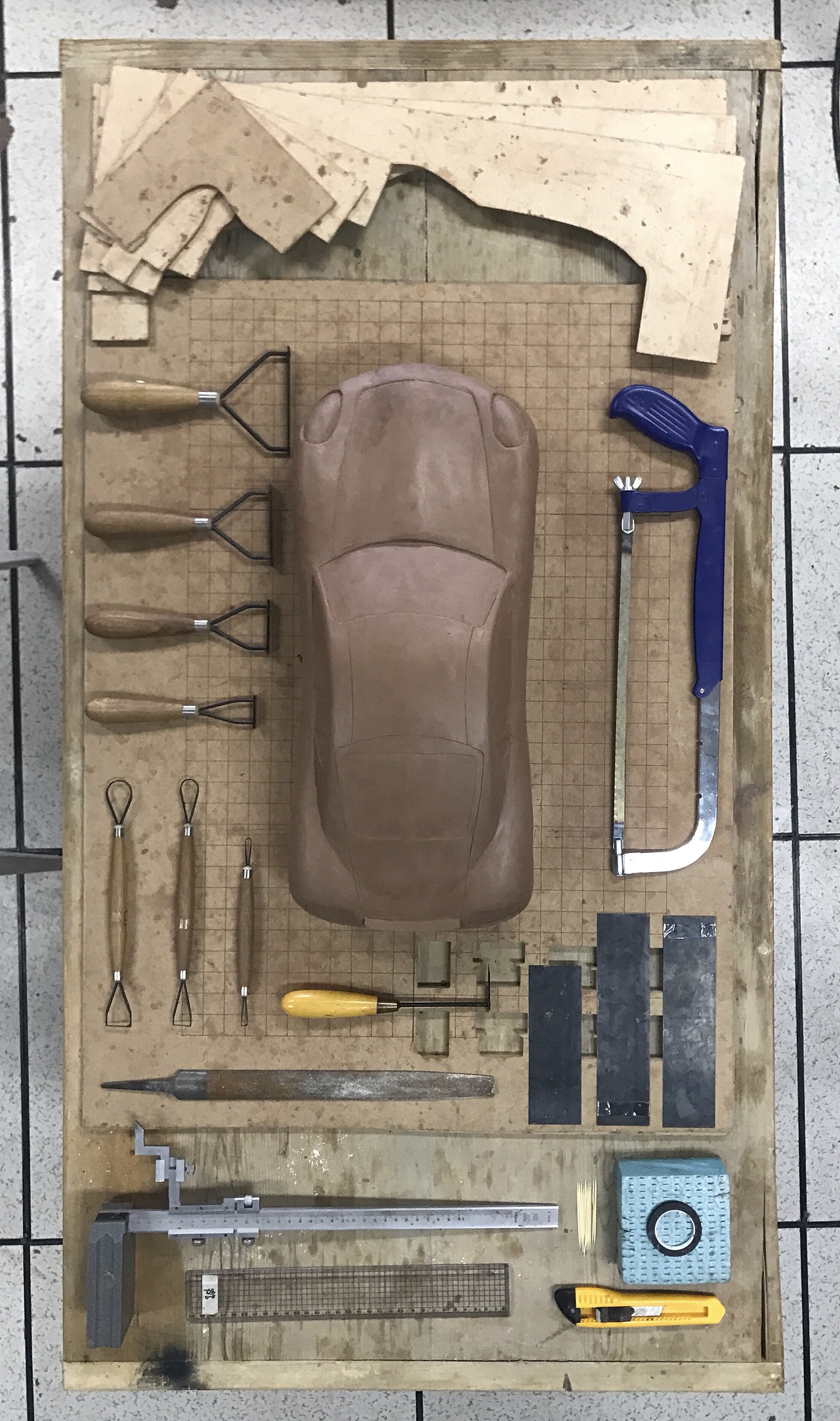 汽车油泥模型-保时捷|工业/产品|交通工具|黄小狐狸_原创作品-站酷