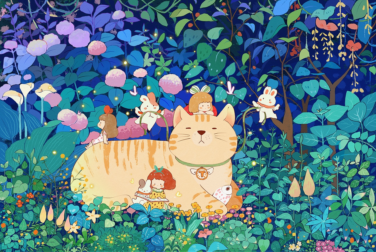 2021年度作品集（图ZMjgyNDgzMzM2） - 儿童插画 - 站酷设计师夏七酱77原创素材 - 站酷ZCOOL