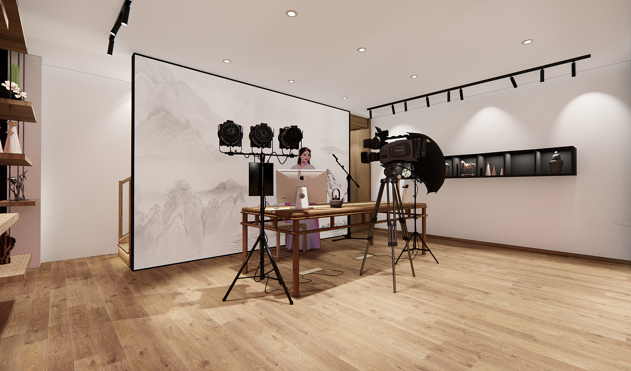 清河坊直播间|空间|家装设计|吉案社 - 原创作品 - 站酷 (zcool)