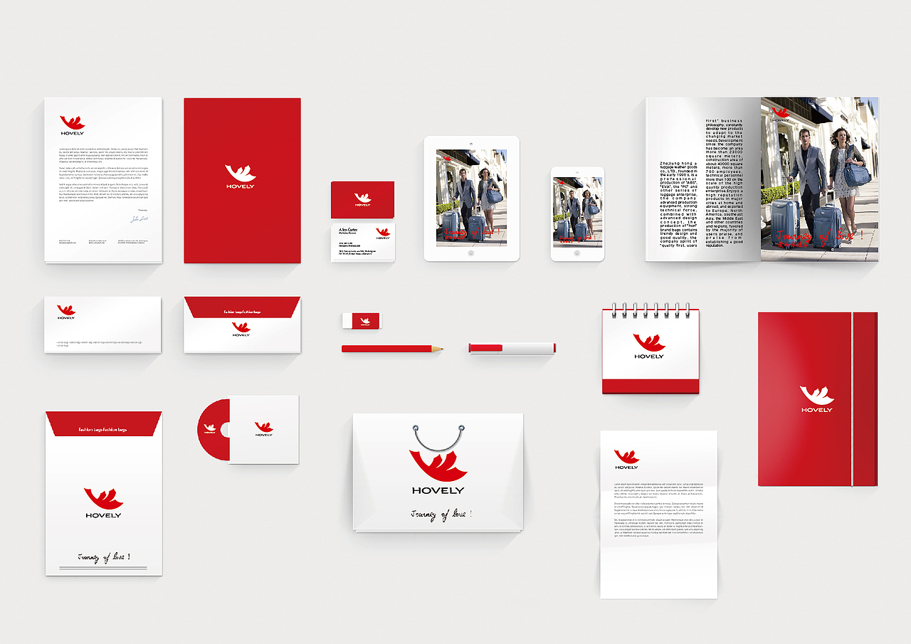 一个箱包LOGO的两个提案