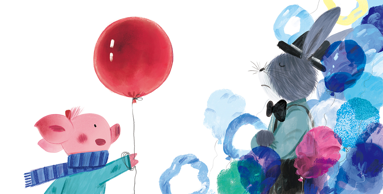 绘本《卖气球的兔子波鲁克》