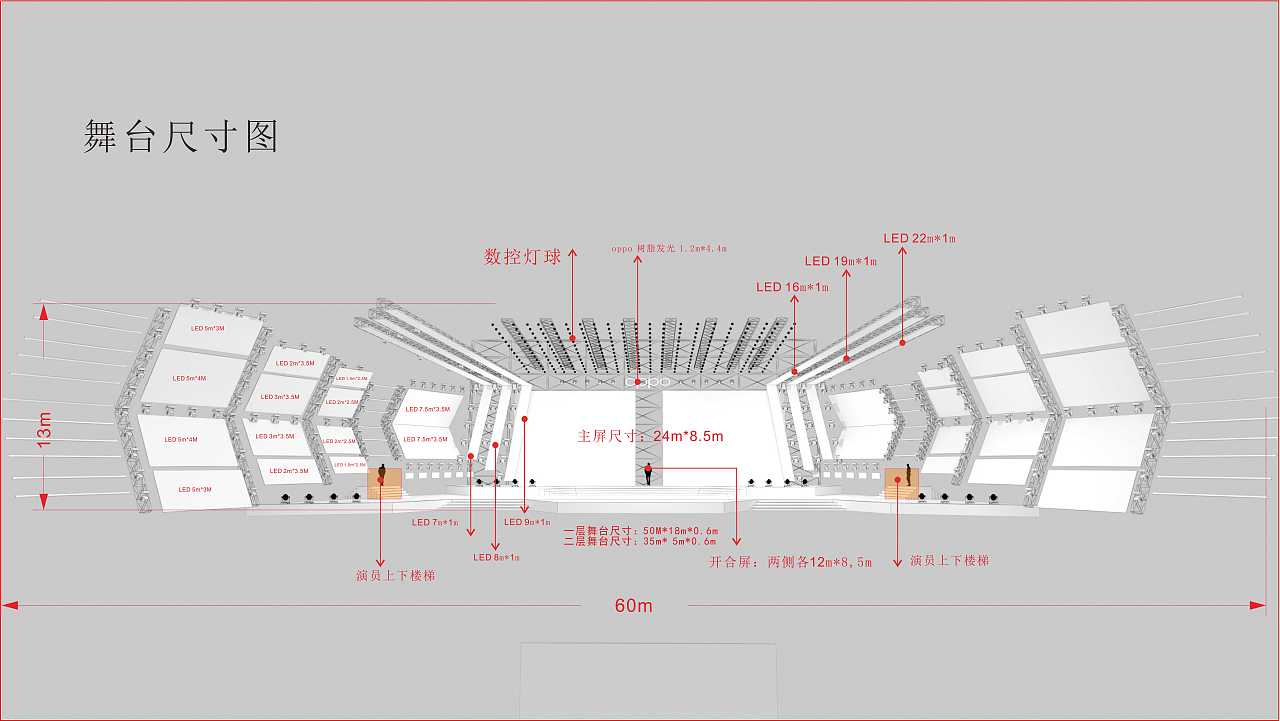 2021 OPPO年会舞美设计方案（图ZMjQ5NjA2Njg0） - 舞台美术 - 站酷设计师庸人自扰Q原创素材 - 站酷ZCOOL