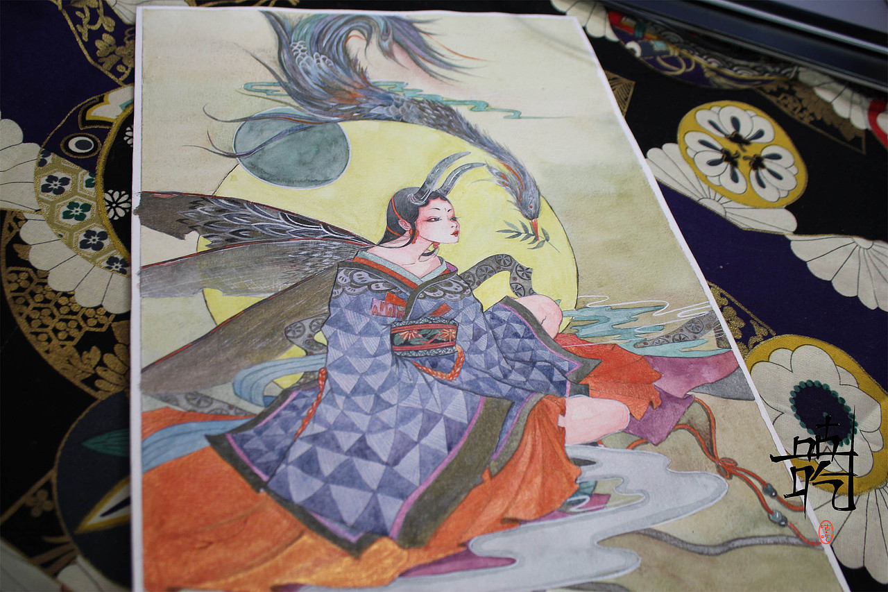 衔草结缘（图ZMTAxNTUyOTUy） - 艺术插画 - 站酷设计师咕吃和YOUYOU原创素材 - 站酷ZCOOL