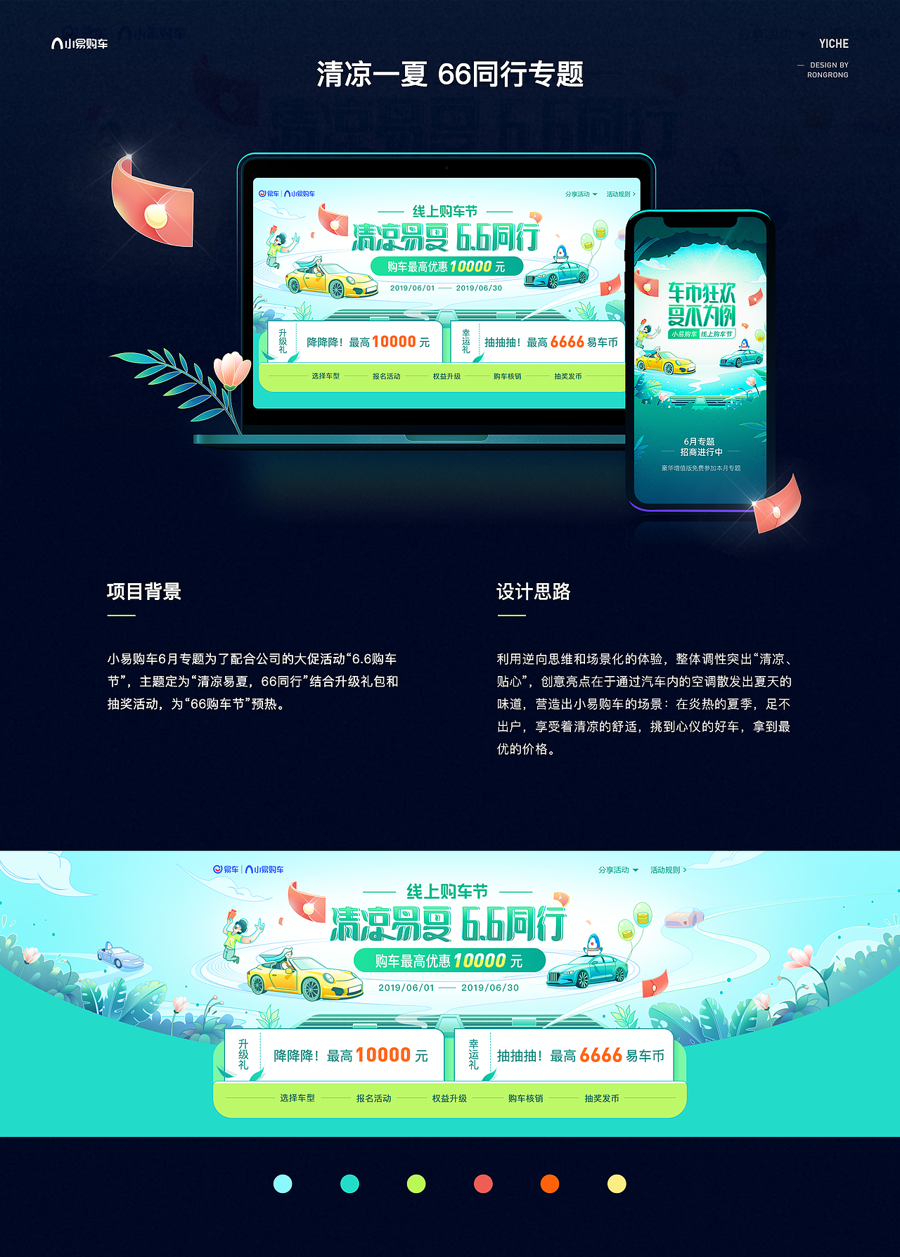 2019年上半年“小易购车”活动项目总结（图ZMTc1MzE4MTY4） - 运营设计 - 站酷设计师易车BDC原创素材 - 站酷ZCOOL