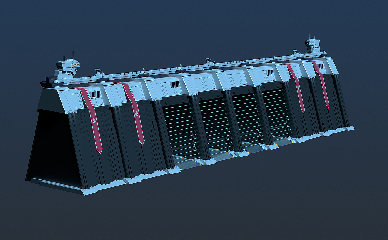 科幻要塞概念设计