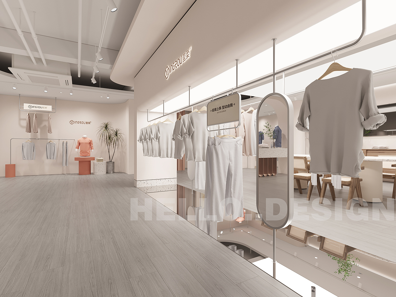 莹柔内衣展厅（图ZMjg2OTg4NzA0） - 商业空间设计 - 站酷设计师Hello小姐姐原创素材 - 站酷ZCOOL