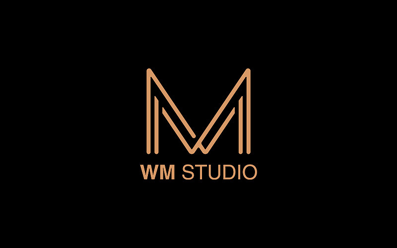 WM studio 花艺工作室品牌LOGO设计（图ZMzIxMjI0NTI=） - Logo - 站酷设计师升哥玩设计原创素材 - 站酷ZCOOL
