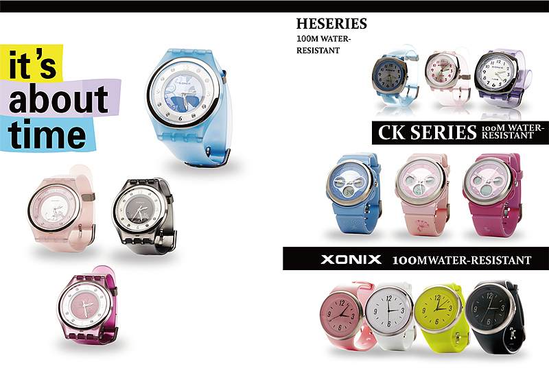 电子手表公司产品手册设计