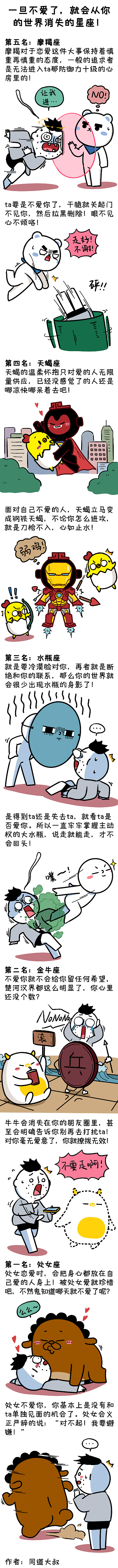 同道大叔星座漫画