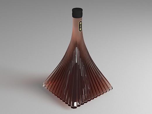 【飘浮的纱幔】桃花醉 · 瓶身设计(个人主页-ZMzYzNTY3MTI=) - 生活用品 - 站酷设计师一休创想原创素材 - 站酷ZCOOL