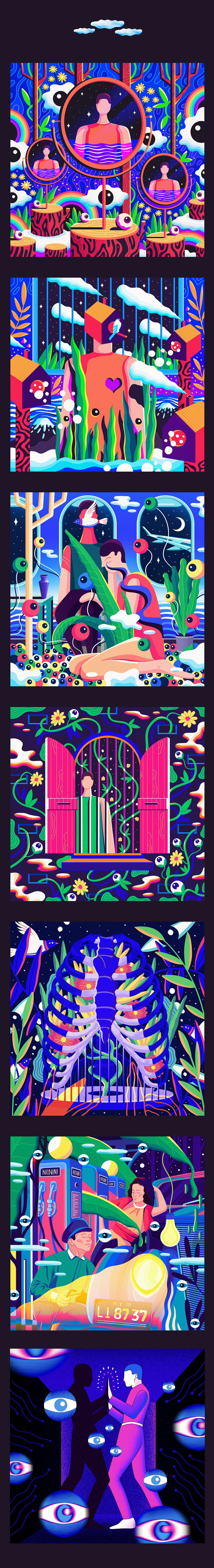 近期插画创作练习