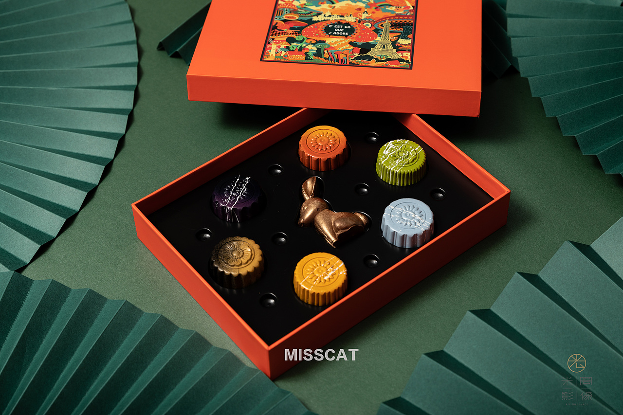 海南海口MISSCAT烘培2019年款月饼 巧克力 奶黄流心款