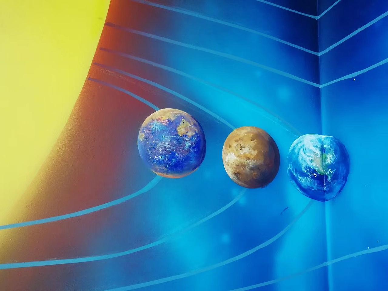 彩绘星空画（图ZMTM5ODUyMjky） - 新锐潮流插画 - 站酷设计师海南壁画墙绘原创素材 - 站酷ZCOOL