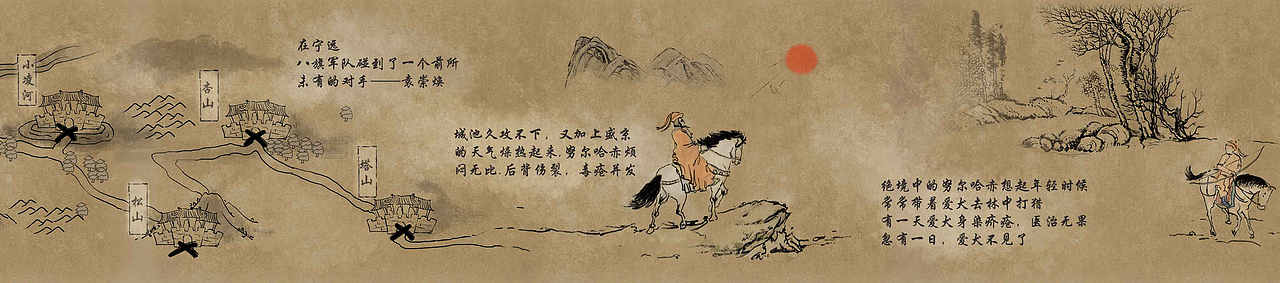 金沙天著 祖爷长条画（图ZMTc5MzUzMDMy） - 商业插画 - 站酷设计师爆炸西瓜原创素材 - 站酷ZCOOL