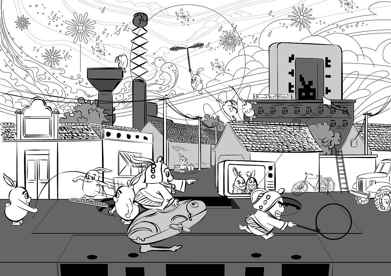 《小时候月饼》插画和产品照