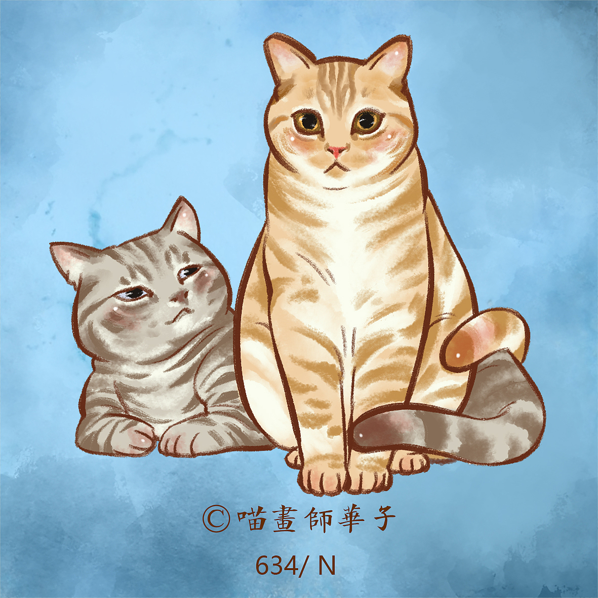 不断更日常画猫的275天（图ZMTk3ODk1NDUy） - 艺术插画 - 站酷设计师喵画师华子原创素材 - 站酷ZCOOL