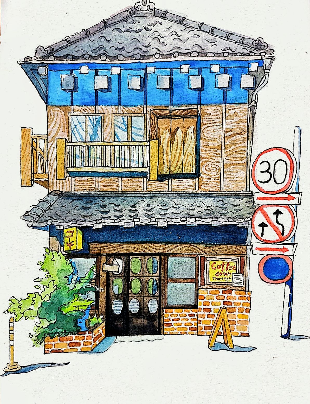 手绘原创水彩自绘（图ZMzY0ODcwMDA4） - 绘画 - 站酷设计师芙蕾雅马哈原创素材 - 站酷ZCOOL