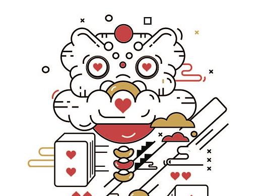 醒狮图形再设计