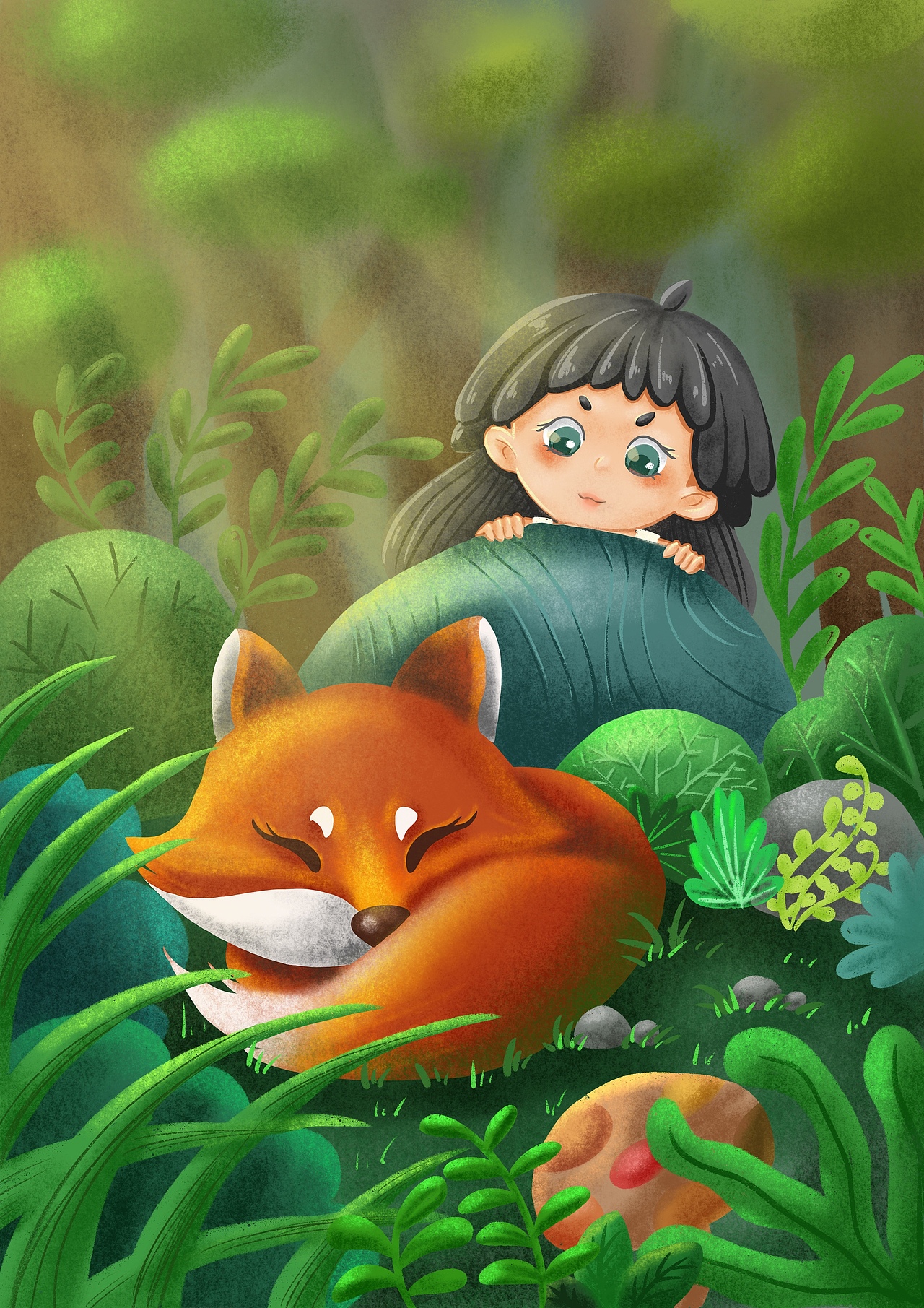 And the story of little fox（图ZMjU5ODY1MjUy） - 儿童插画 - 站酷设计师庆钰原创素材 - 站酷ZCOOL