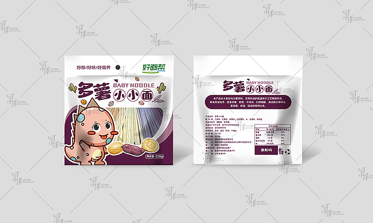 儿童挂面 包装（图ZMTg3Mzk3NTQ4） - 包装 - 站酷设计师丁小样儿原创素材 - 站酷ZCOOL