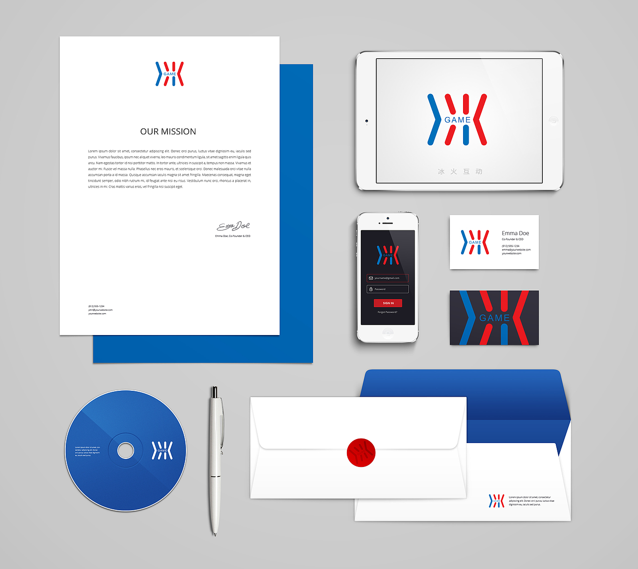 冰火互动LOGO（图ZMjEwNzE4Njg=） - 品牌 - 站酷设计师山魈山原创素材 - 站酷ZCOOL