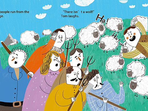 英语绘本The Boy Who Cried Wolf《狼来了》