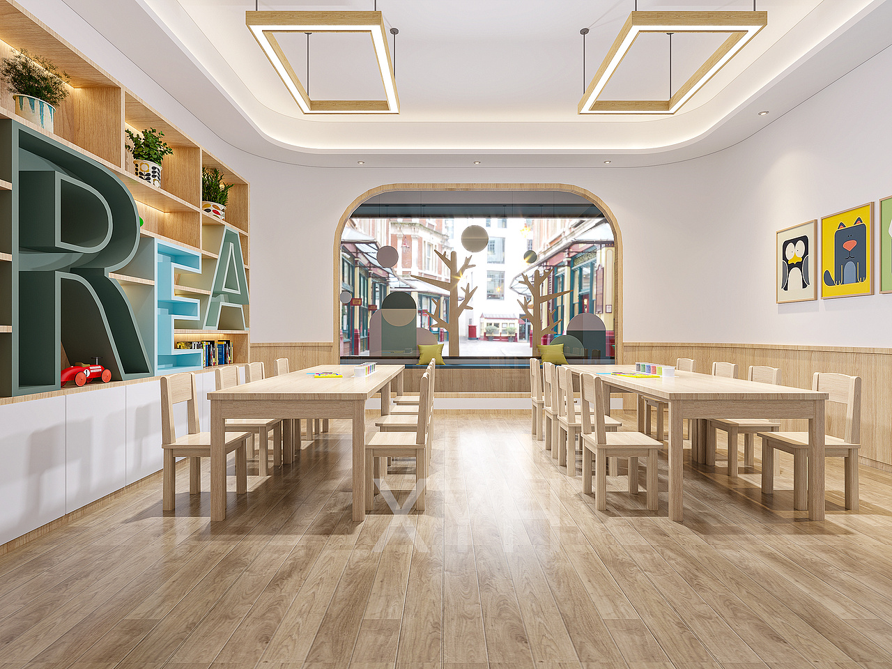 迷人而又童话般的幼儿园