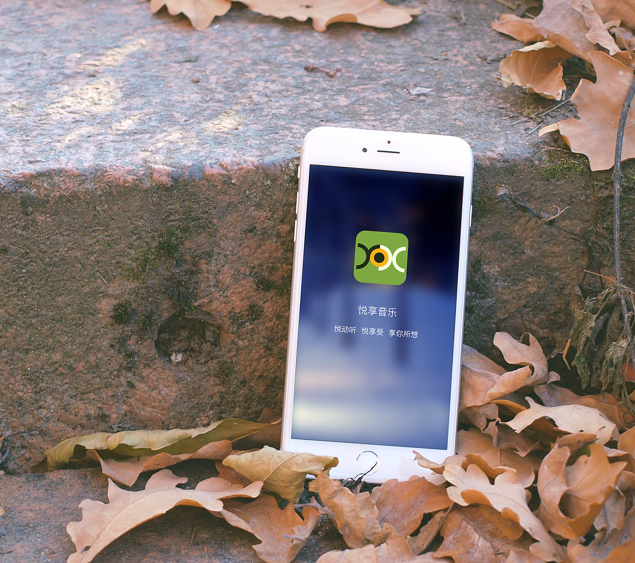 悦享音乐APP（包装效果图）（图ZODM5MDIyODQ=） - APP界面 - 站酷设计师枭情骁调原创素材 - 站酷ZCOOL